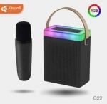 Преносима Tонколона KISONLI G22, Bluetooth, Караоке, USB, SD, FM, AUX LED RGB - Черен