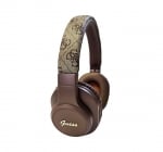 4569 Guess Bluetooth Headphone - 4G tone on tone script logo - Кафяв