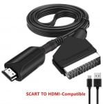 Кабел  SCART - HDMI DZ71 преобразувател 720p 1080p