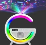 Bluetooth Тонколонка Led Лампа YN-2366 (LED, AUX, USB, FM, microSD) , безжично зареждане, будилник