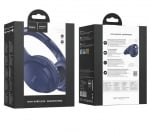 HOCO W40 Безжични слушалки Bluetooth 5.3 ,HIFI,SD  - Син