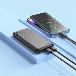 HOCO J123 Преносимо зарядно 10,000MaH USB-C/2xUSB