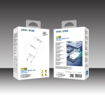 L✮Star LS56 Адаптер 45W 2изх. PD(25W)+QC3.0(20W) SuperFast USB-C - Бял