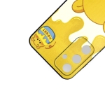 Шарен Кейс TP-40 за Samsung A25 (покриващ камерата) - Жълт Мечо