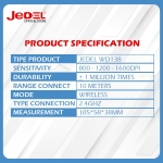 Безжична Мишка JEDEL WD138-BK Блутут+2.4GHZ