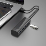 HB41 HOCO USB-A Конвертор към USB 3.0 4 порта - 1.2m