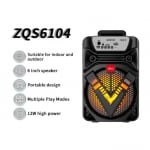 ZQS6142 Портативна Двойна Караоке 6.5\'\' Sing-e 1500mAH тонколона+жичен микрофон