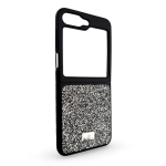 D81 Кейс TheBlingWorld за Samsung Z Flip 6 от 2 части - Сив