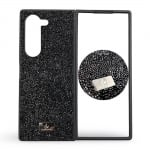 D81 Кейс TheBlingWorld за Samsung Z Fold 6 от 2 части - Черен