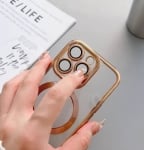 Кейс MG38 Luxury Case with Magsafe iPhone 16 - Златист