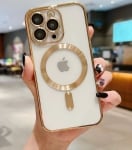 Кейс MG38 Luxury Case with Magsafe iPhone 16 - Златист