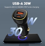 LDNIO 12V C103 60W 2изх. 1xPD30W1xUSB-A30W с кабел USB към USB-C