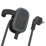 HOCO Разклонител NS6 с 1 гнездо+2 USB порта 2.4A+1 USB-C 4000W