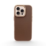 Premium Carbon Case TP-103 за iPhone 16 - Titanium Златист