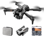 Дрон К9 Aerial Drone 4K HD GPS с 3 лещи сгъваем с калъф за носене и 2 батерии