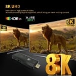 2025 R9 TV 8K VIVIV HDR android 14.0  TV Stick 2GB+16GB 2.4/5G Wifi 100M-LAN порт Netflix Youtube Media Player