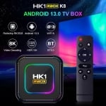 2024 HK1 RBOX K8 RGB TV 4K HDR ULTRA HD android 13.0 TV Stick 4GB+64GB 2.4/5G Wifi 100M-LAN порт Netflix Youtube Media Player