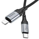 HOCO Кабел “X102 Fresh” PD27W  Type-C към Lightning (1M) - Черен