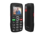 Мобилен телефон IPRO F188+БГ МЕНЮ /2G/32+64MB/1.77inch/0.08MP/1000mAh/Dual Sim/Фенер - Черен