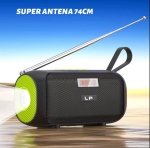 Преносима Bluetooth соларна тонколона V79SUN - Черен