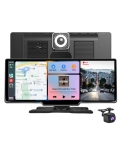 C200 10-инчов Apple Carplay/Android Auto +Видеорегистратор Безжична автомобилна стерео GPS навигация автомобилен екран , Bluetooth, Siri/Google Assistant