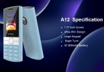 Мобилен телефон IPRO A12+БГ МЕНЮ /2G/32Mb+32MB/0.08MP/1.77 инча 600mAh/Фенер - Черен