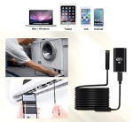 WIFI Ендоскопска камера 8 мм обектив HD720P Безжична ендоскопия Дренажна тръба Инспекция на двигателя Бороскоп LED Водоустойчив 5М дължина на кабел