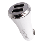 12V CC-3400 Микро USB L✮Star Зарядно за кола 2.4А с двойно USB
