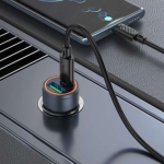 HOCO адаптер 12V Z57A с 2 изходa USB QC3.0 и PD30W