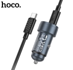 HOCO Z57A Зарядно за кола USB+USB-C PD30W + QC3.0 30W - Type-C към Type-C