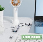 HUB S-1777 4в1 Type-C+USB КЪМ 4XUSB 3.0 5GBPS