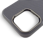 Premium Carbon Case TP-103 за iPhone 13 Pro Max - Titanium сив