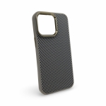 Premium Carbon Case TP-103 за iPhone 13 Pro Max - Titanium сив