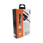 Плетен кабел TC-1 USB към Type-C Червен (HUA,XIA,SAMS,Realme,Oppo,TCL)