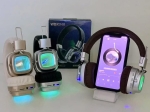 Ретро Bluetooth слушалки WBK946 ( Черен) с LED екран – Класически американски стил