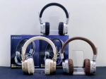 Ретро Bluetooth слушалки WBK946 ( Черен) с LED екран – Класически американски стил