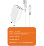 WUW T82 2.1A Зарядно с кабел USB към Lightning 1M