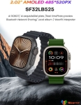 Всичко в 1 /// HK10 Ultra 3 Max Smartwatch Смарт Часовник 49mm – 2.02\" AMOLED дисплей