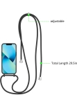 TP-16 Силиконов Кейс с връзка за Samsung A36 - Черен