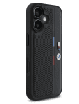 4049 BMW iPhone 16 Back cover case - Perforated Tricolor Detail Line BlackBack case-iPhone 16-Noir