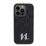 6731 Karl Lagerfeld iPhone 15 Pro TPU Hardcase - Hot Stamp KL Metal