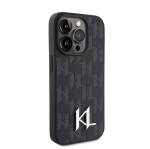 6731 Karl Lagerfeld iPhone 15 Pro TPU Hardcase - Hot Stamp KL Metal