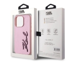 5619 Karl Lagerfeld iPhone 15 Pro Max Back cover case - Wrinkled Metal