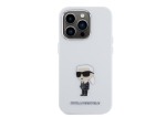 6137 Karl Lagerfeld iPhone 15 Pro Back cover case - Ikonik metal pin