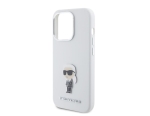 6137 Karl Lagerfeld iPhone 15 Pro Back cover case - Ikonik metal pin