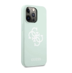4376 Калъф Guess iPhone 13 Pro Силиконов - Мента