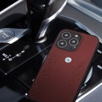 1870 BMW Hardcase iPhone 13 Pro - Perforated Curve - Red