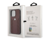 1870 BMW Hardcase iPhone 13 Pro - Perforated Curve - Red