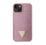 1070 Guess Galaxy S24 Plus Back cover case - Rhinestone Triangle - Pink