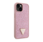 1070 Guess Galaxy S24 Plus Back cover case - Rhinestone Triangle - Pink